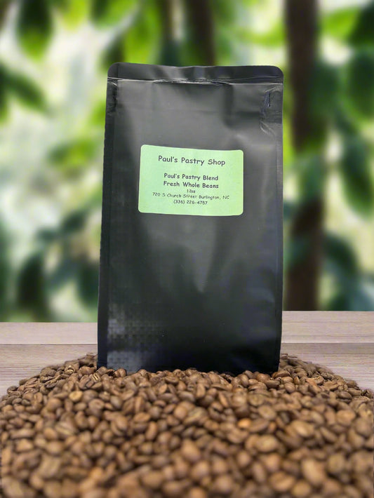 Paul's Pastry Blend 12oz Coffee Whole Beans