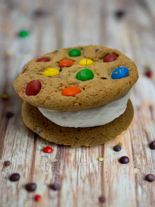 M& M Cookie Sandwich